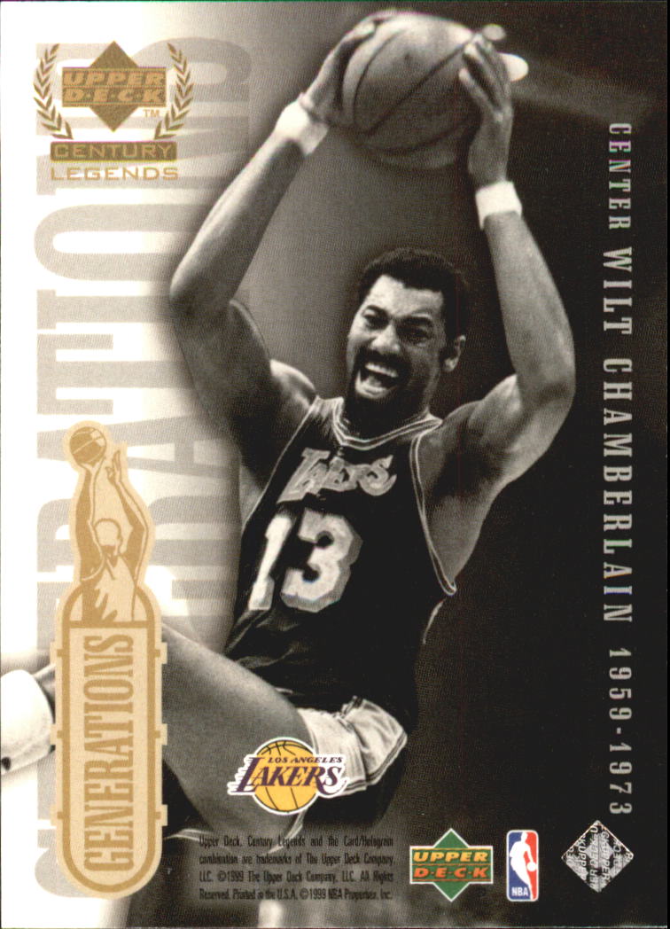 1999 Century Legends (Upper Deck) Basketball - Picture 196 of 212