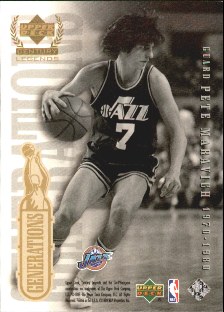 1999 Century Legends (Upper Deck) Basketball - Picture 198 of 212