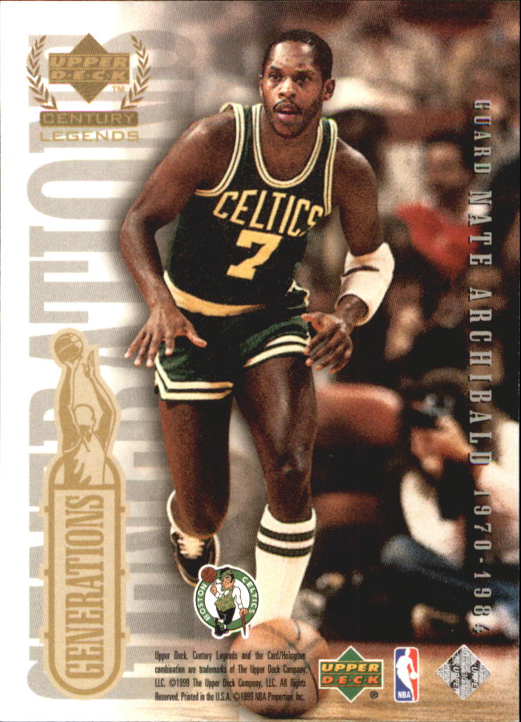 1999 Century Legends (Upper Deck) Basketball - Picture 200 of 212
