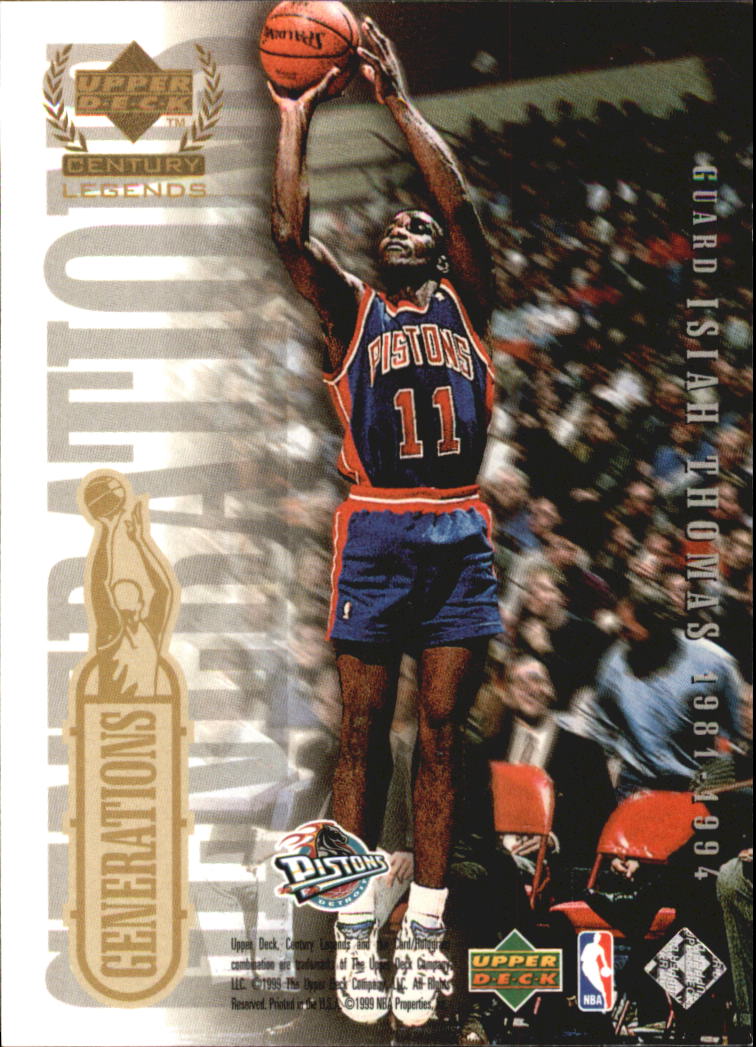 1999 Century Legends (Upper Deck) Basketball - Picture 206 of 212