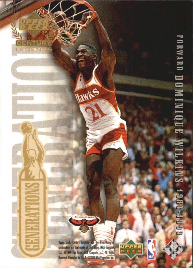 1999 Century Legends (Upper Deck) Basketball - Picture 208 of 212