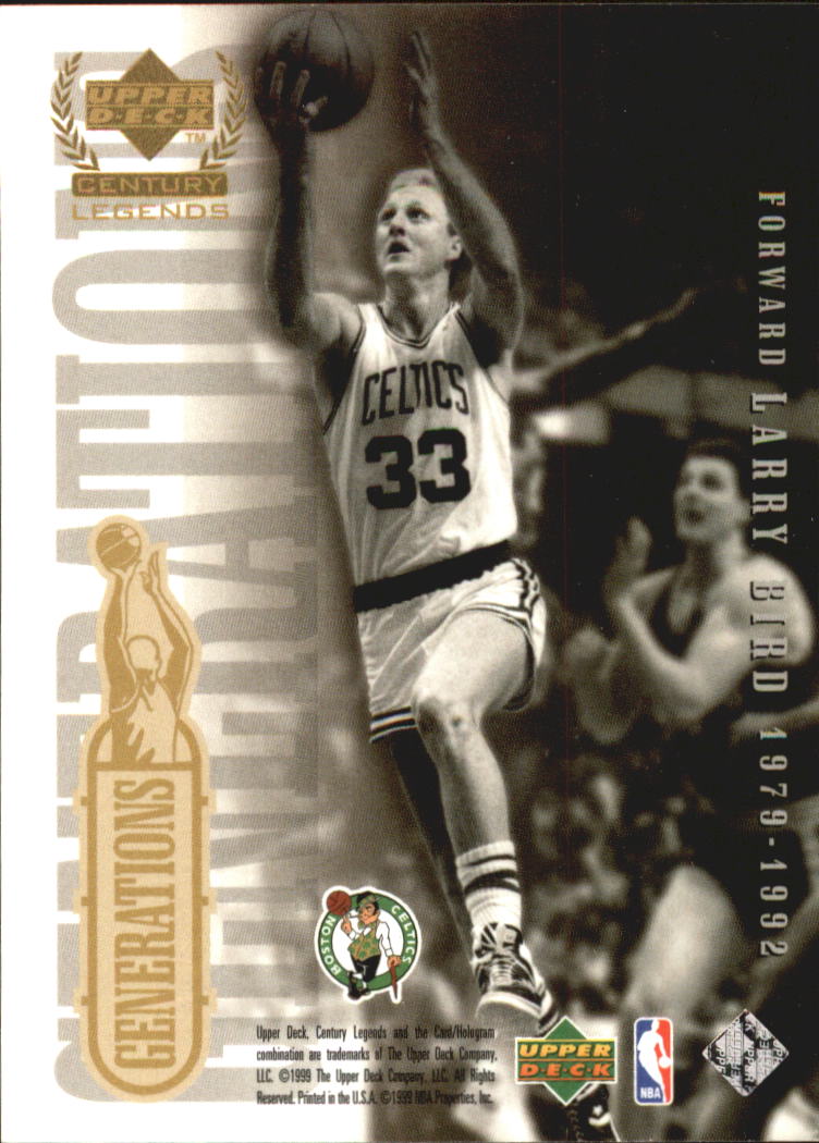 1999 CENTURY LEGENDS GENERATIONS BASKETBALL ASSORTED SINGLES * U-PICK! - Picture 19 of 21