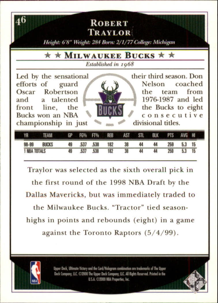 1999/2000 Ultimate Victory (Upper Deck) Basketball - Picture 77 of 169