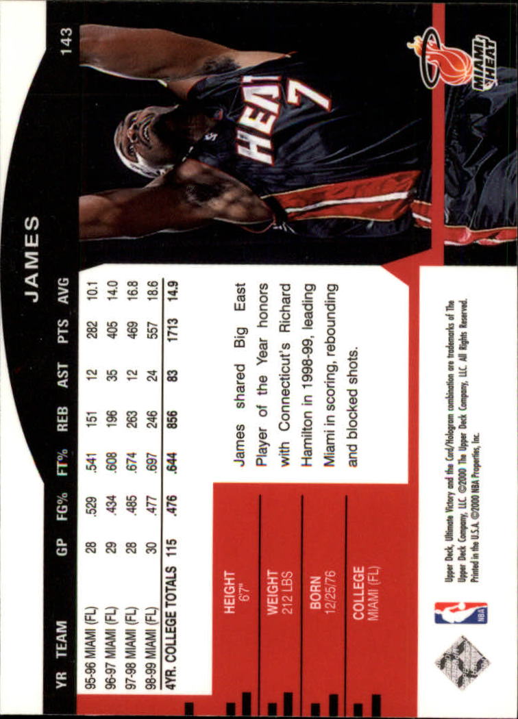 1999/2000 Ultimate Victory (Upper Deck) Basketball - Picture 159 of 169