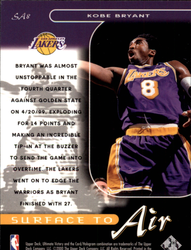 1999/2000 Ultimate Victory (Upper Deck) Basketball - Picture 167 of 169