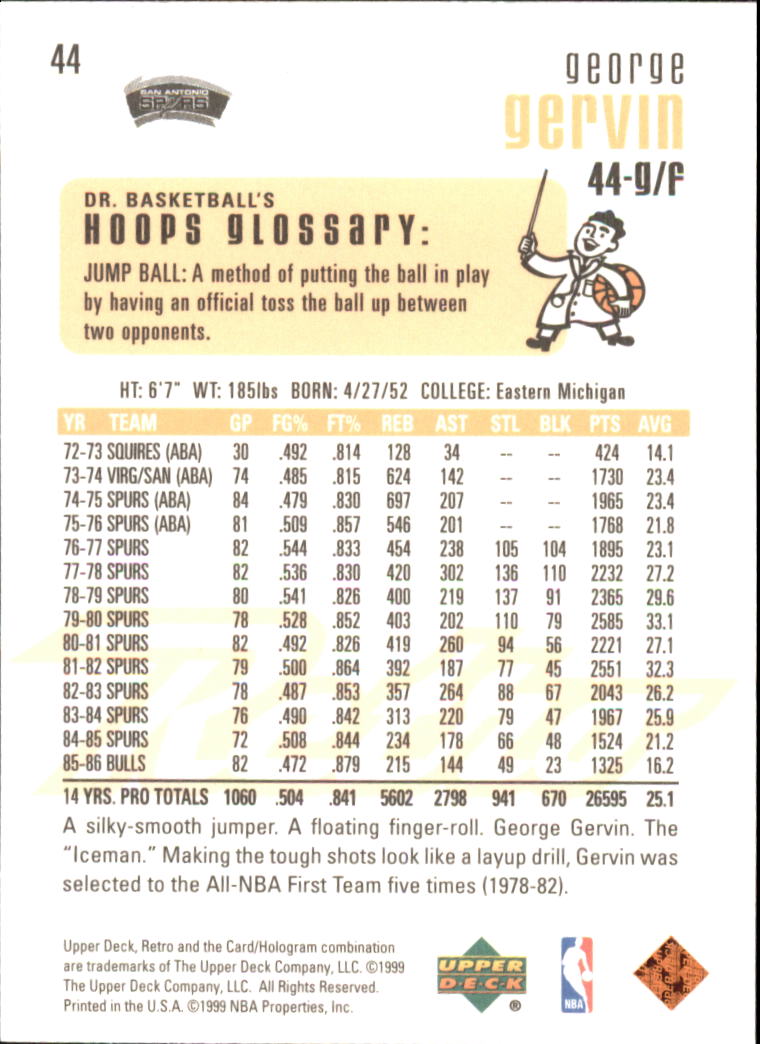 1999/2000 Retro (Upper Deck) Basketball - Picture 81 of 224