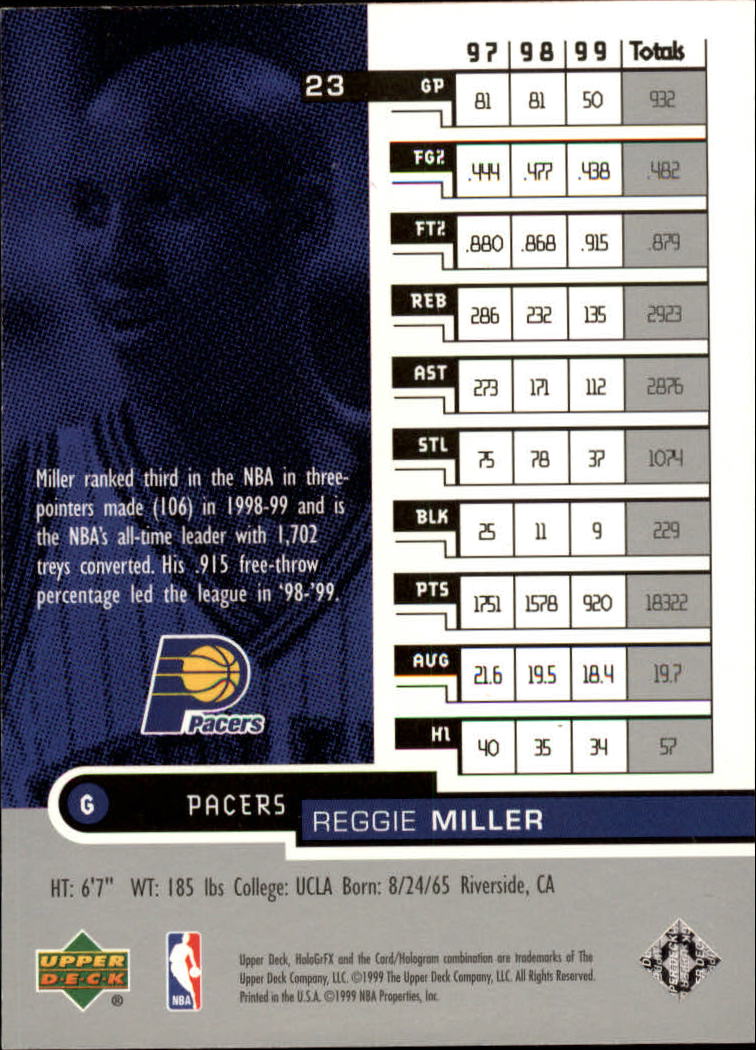 1999/2000 HoloGrFX (Upper Deck) Basketball - Picture 23 of 93