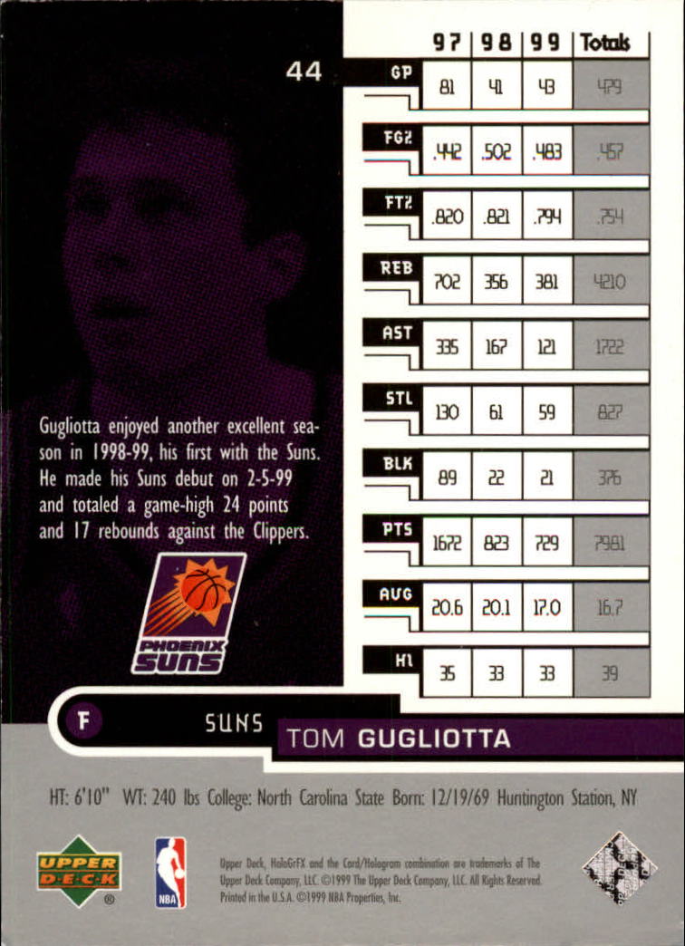 1999/2000 HoloGrFX (Upper Deck) Basketball - Picture 41 of 93