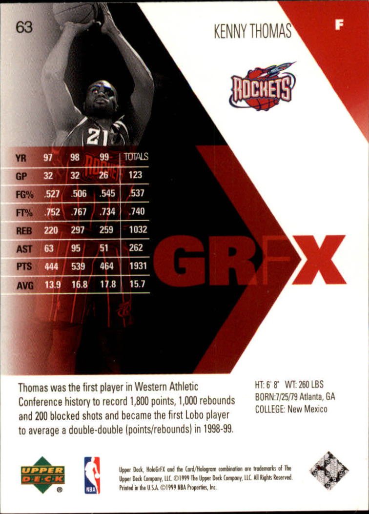 1999/2000 HoloGrFX (Upper Deck) Basketball - Picture 57 of 93