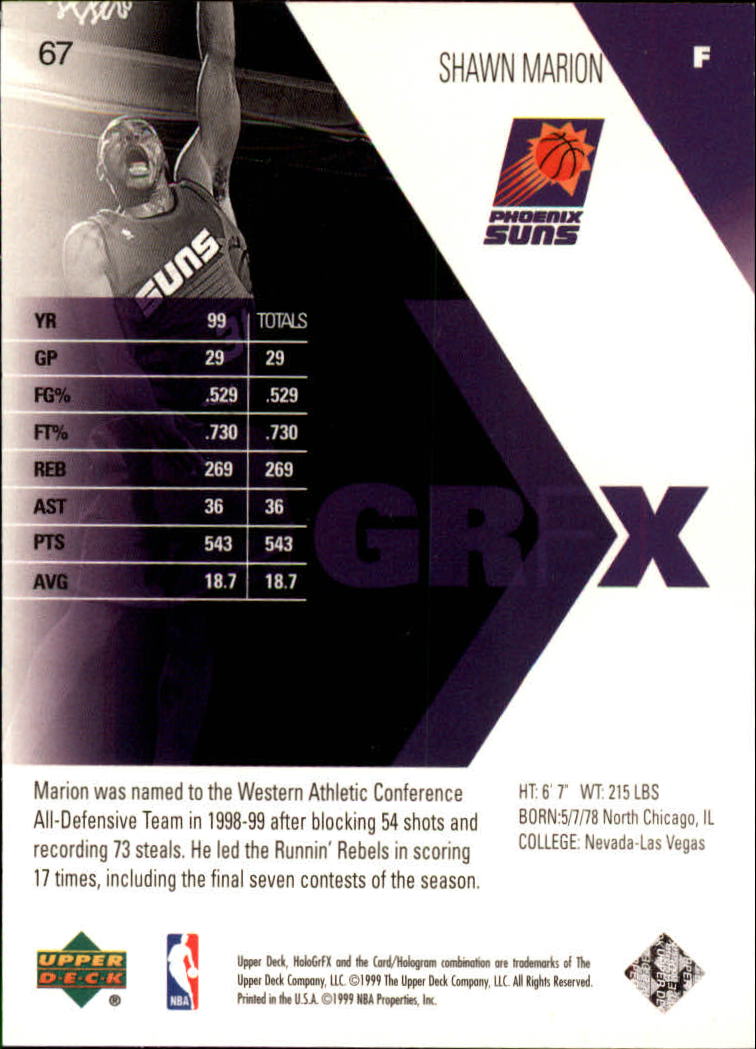 1999/2000 HoloGrFX (Upper Deck) Basketball - Picture 59 of 93