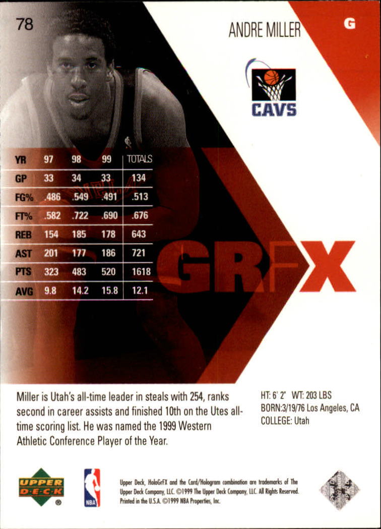 1999/2000 HoloGrFX (Upper Deck) Basketball - Picture 69 of 93