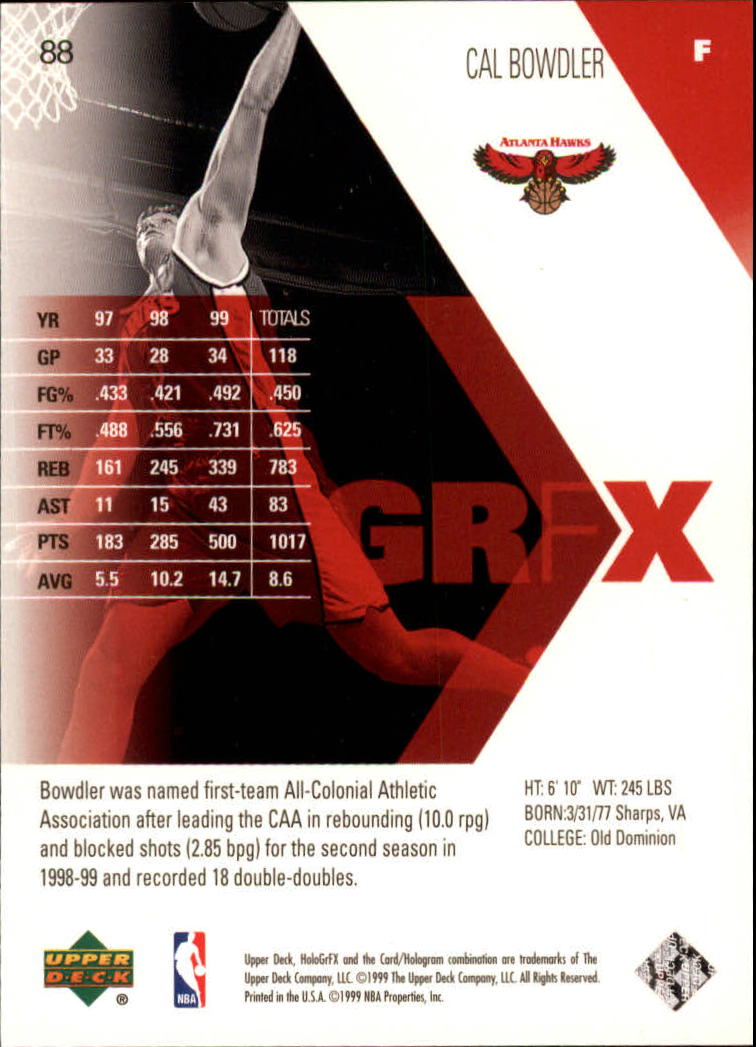 1999/2000 HoloGrFX (Upper Deck) Basketball - Picture 79 of 93