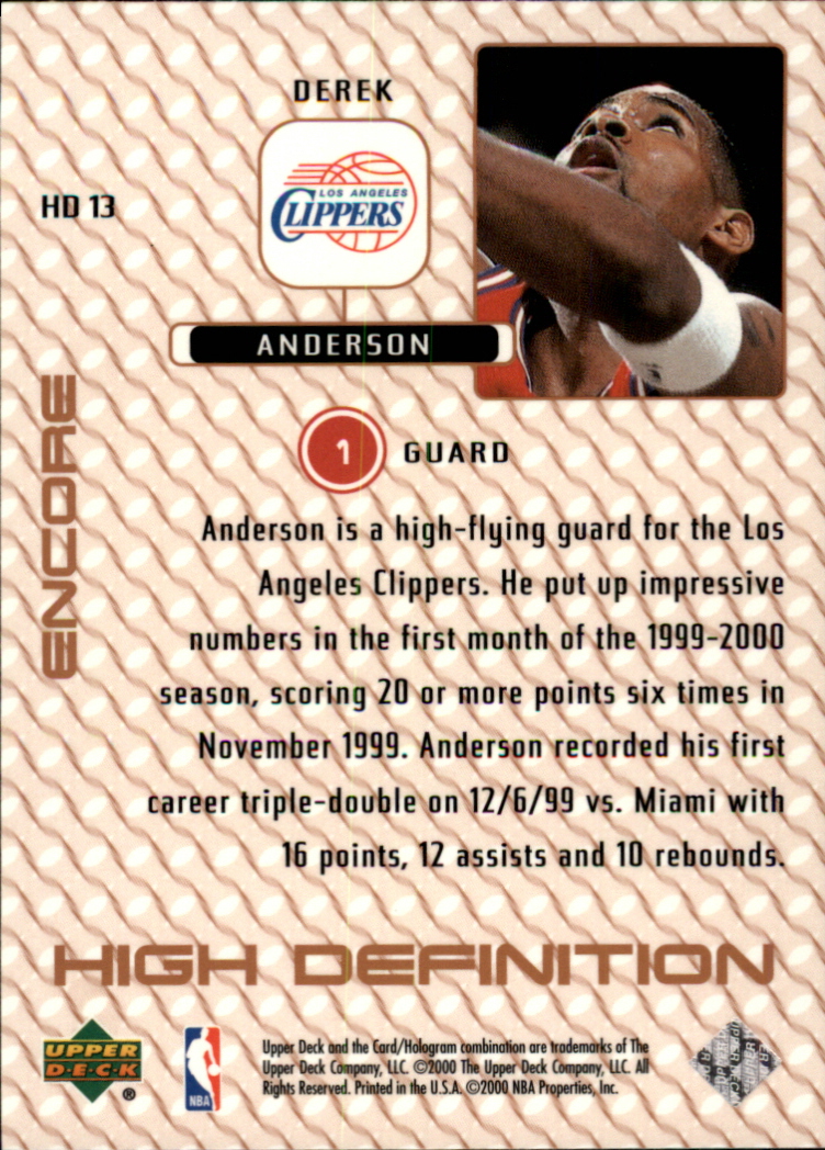 1999/2000 Encore (Upper Deck) Basketball - Picture 189 of 203
