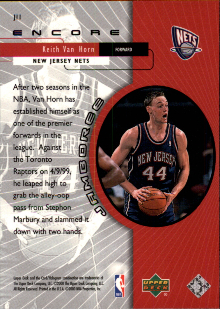 1999/2000 Encore (Upper Deck) Basketball - Picture 195 of 203