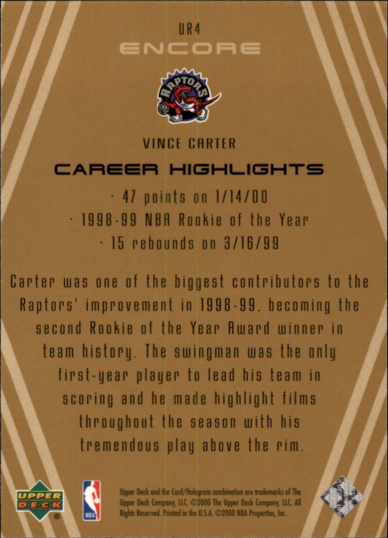 1999/2000 Encore (Upper Deck) Basketball - Picture 201 of 203