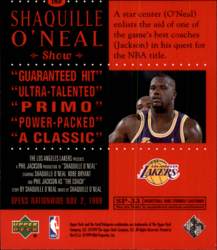 1999/2000 Upper Deck Basketball Part 2 Insert Cards - Picture 65 of 87