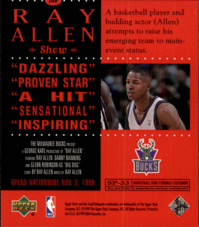 1999/2000 Upper Deck Basketball Part 2 Insert Cards - Picture 67 of 87
