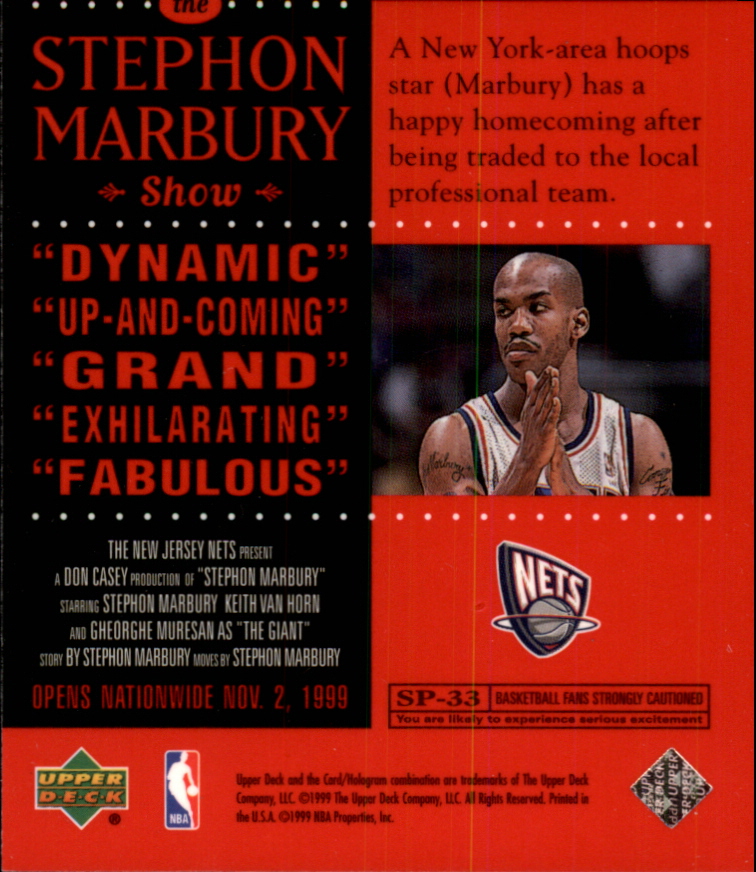 1999/2000 Upper Deck Basketball Part 2 Insert Cards - Picture 69 of 87
