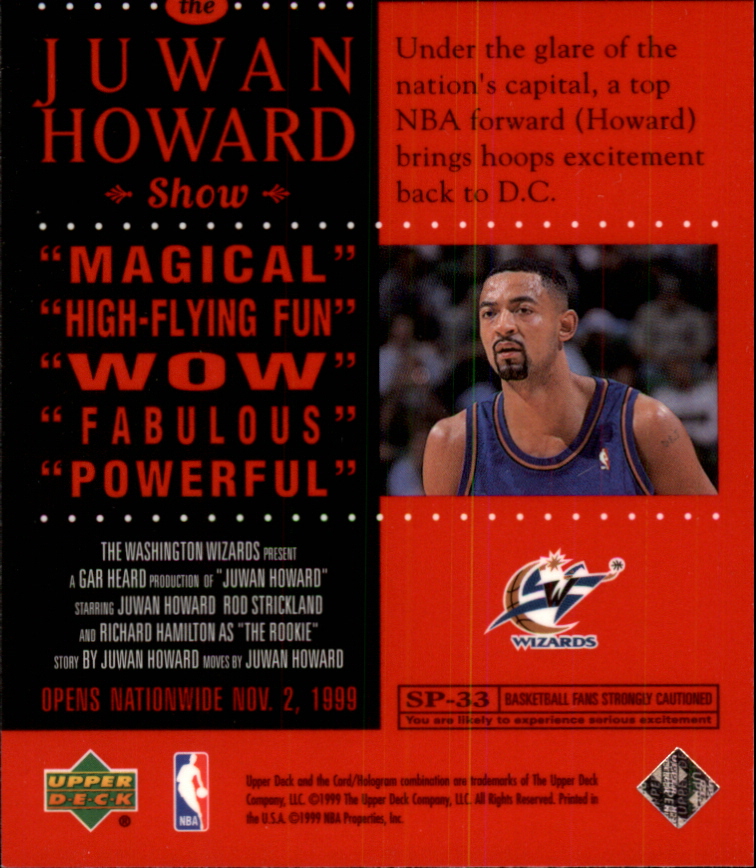 1999/2000 Upper Deck Basketball Part 2 Insert Cards - Picture 75 of 87