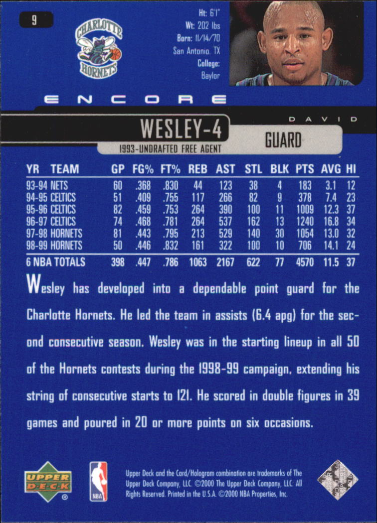 1999/2000 Encore (Upper Deck) Basketball - Picture 17 of 203