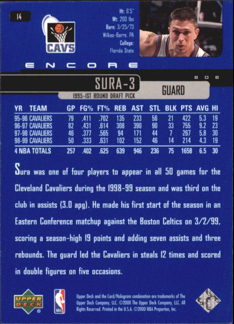 1999/2000 Encore (Upper Deck) Basketball - Picture 27 of 203