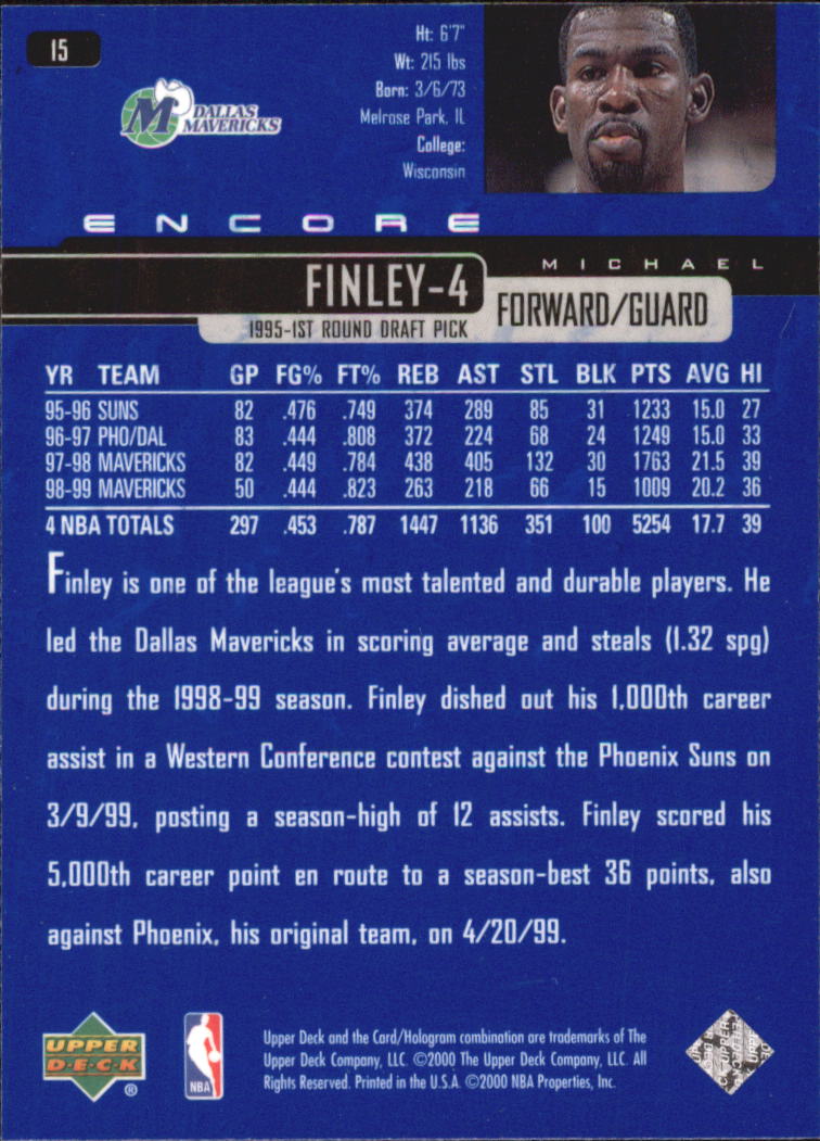1999/2000 Encore (Upper Deck) Basketball - Picture 29 of 203