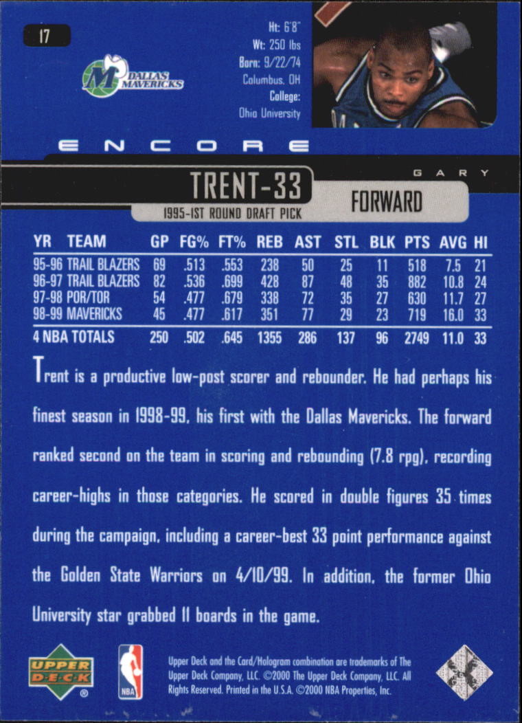 1999/2000 Encore (Upper Deck) Basketball - Picture 31 of 203