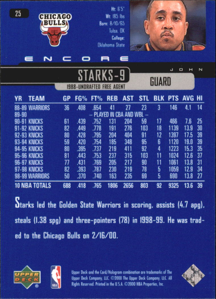 1999/2000 Encore (Upper Deck) Basketball - Picture 47 of 203