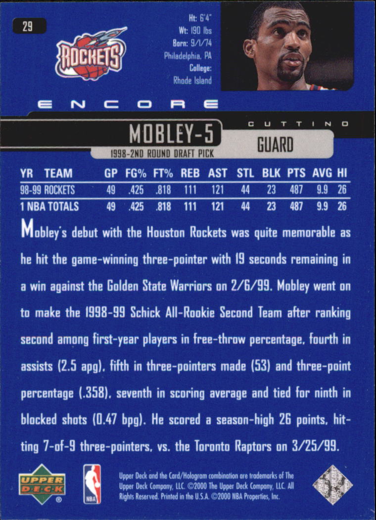 1999/2000 Encore (Upper Deck) Basketball - Picture 55 of 203
