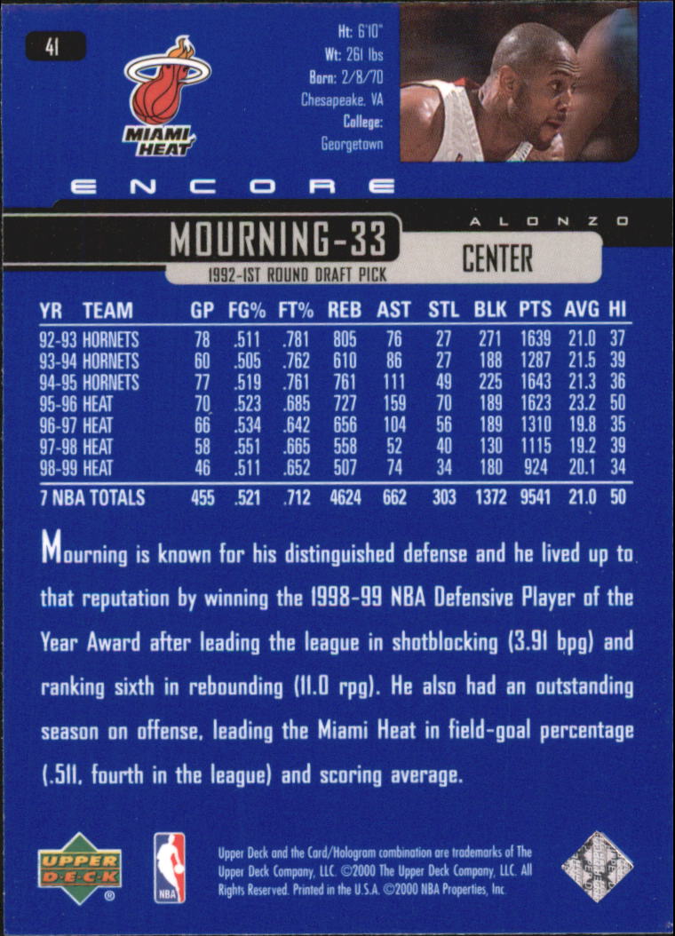 1999/2000 Encore (Upper Deck) Basketball - Picture 79 of 203