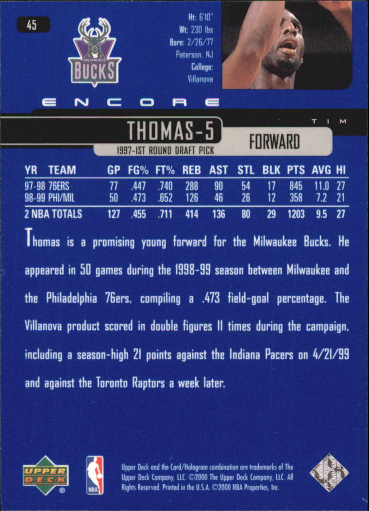 1999/2000 Encore (Upper Deck) Basketball - Picture 87 of 203