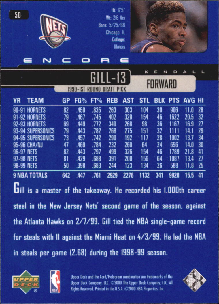 1999/2000 Encore (Upper Deck) Basketball - Picture 97 of 203