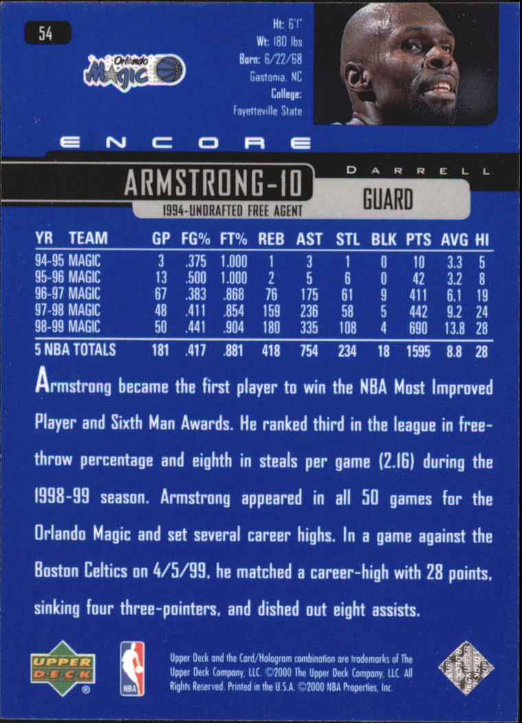 1999/2000 Encore (Upper Deck) Basketball - Picture 105 of 203