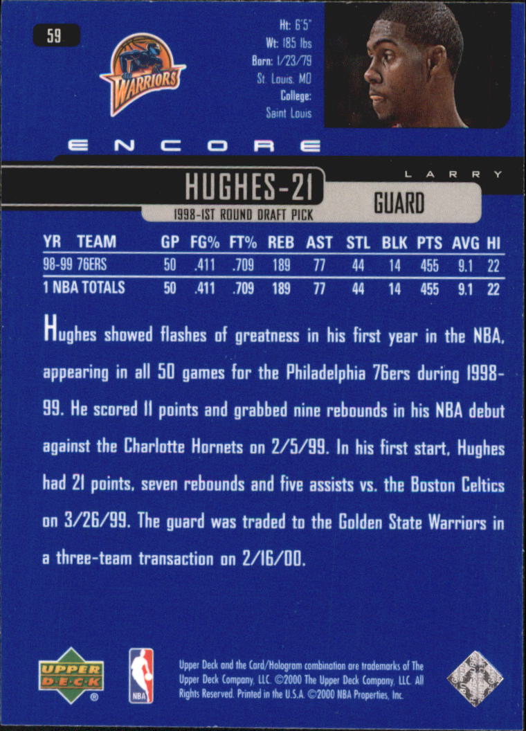 1999/2000 Encore (Upper Deck) Basketball - Picture 111 of 203
