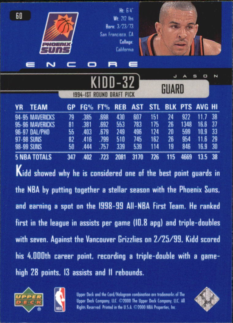 1999/2000 Encore (Upper Deck) Basketball - Picture 113 of 203