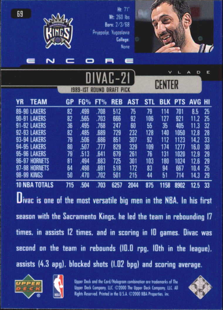 1999/2000 Encore (Upper Deck) Basketball - Picture 131 of 203
