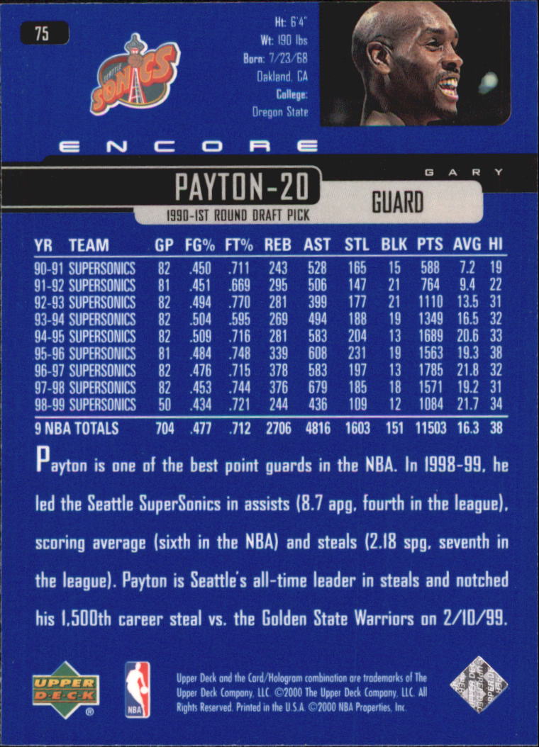 1999/2000 Encore (Upper Deck) Basketball - Picture 143 of 203