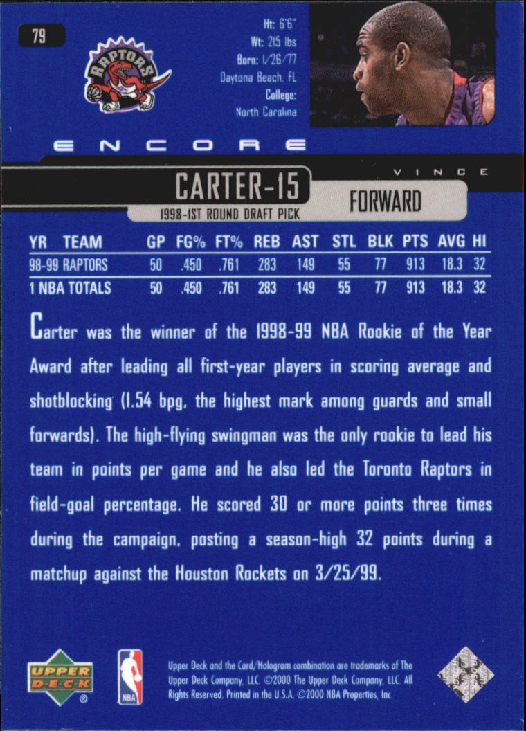 1999/2000 Encore (Upper Deck) Basketball - Picture 151 of 203