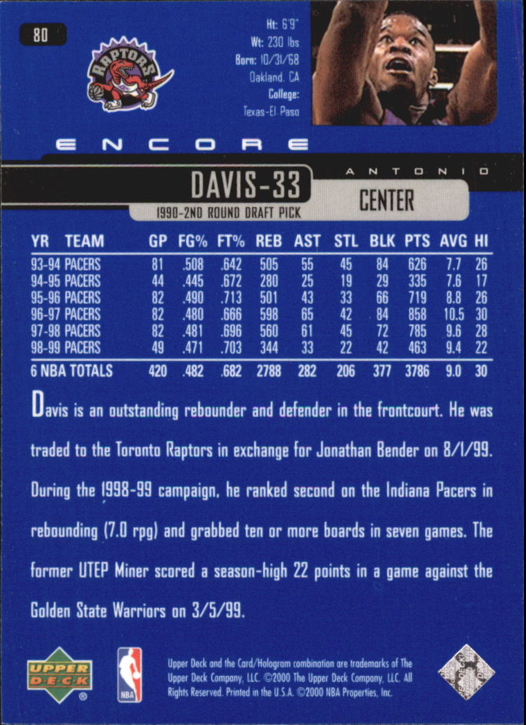 1999/2000 Encore (Upper Deck) Basketball - Picture 153 of 203