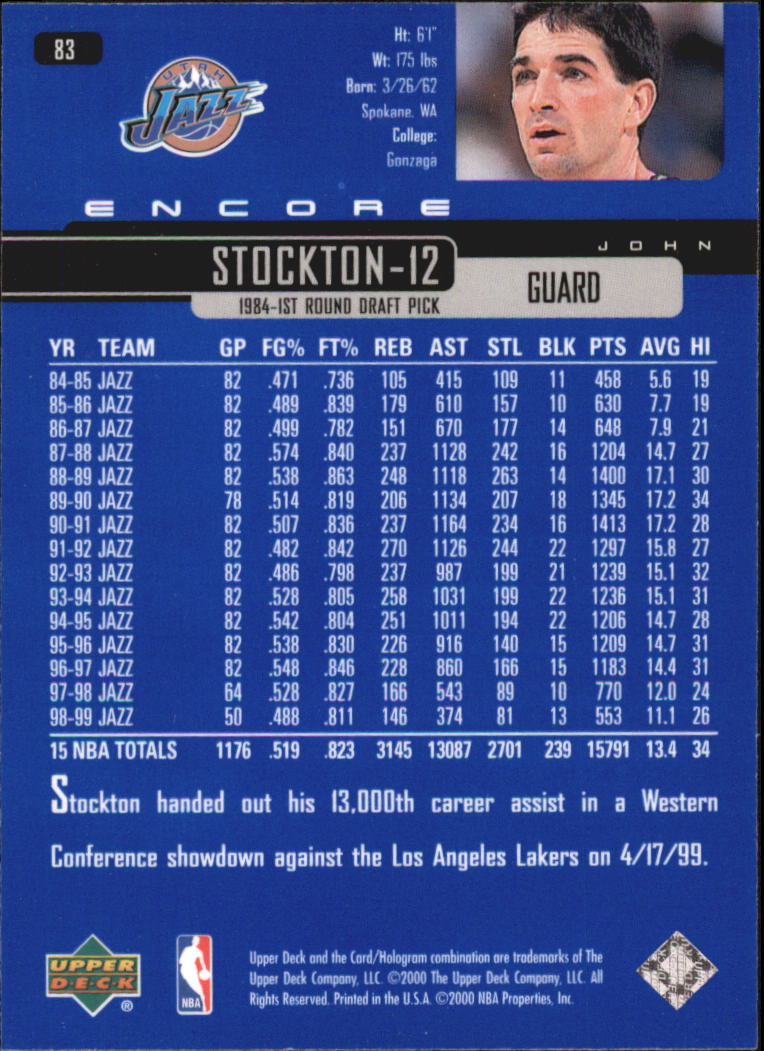 1999/2000 Encore (Upper Deck) Basketball - Picture 157 of 203