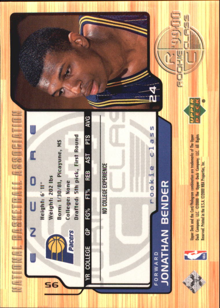 1999/2000 Encore (Upper Deck) Basketball - Picture 173 of 203