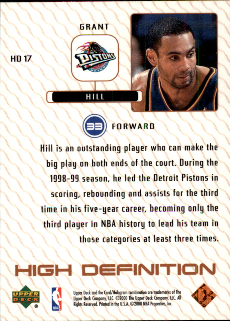 1999/2000 Upper Deck Basketball Part 2 Insert Cards - Picture 35 of 87