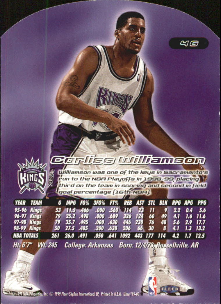 1999/2000 Ultra (Fleer) Basketball Part 2 Parallel and Insert Cards - Picture 7 of 151