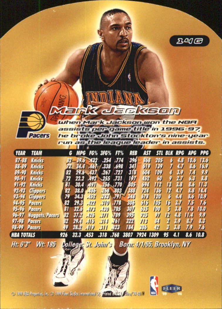 1999/2000 Ultra (Fleer) Basketball Part 2 Parallel and Insert Cards - Picture 15 of 151