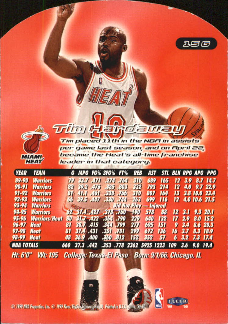1999/2000 Ultra (Fleer) Basketball Part 2 Parallel and Insert Cards - Picture 17 of 151