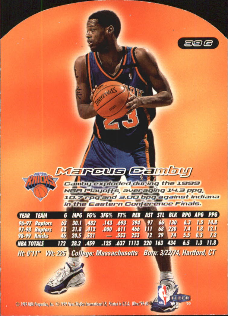 1999/2000 Ultra (Fleer) Basketball Part 2 Parallel and Insert Cards - Picture 41 of 151