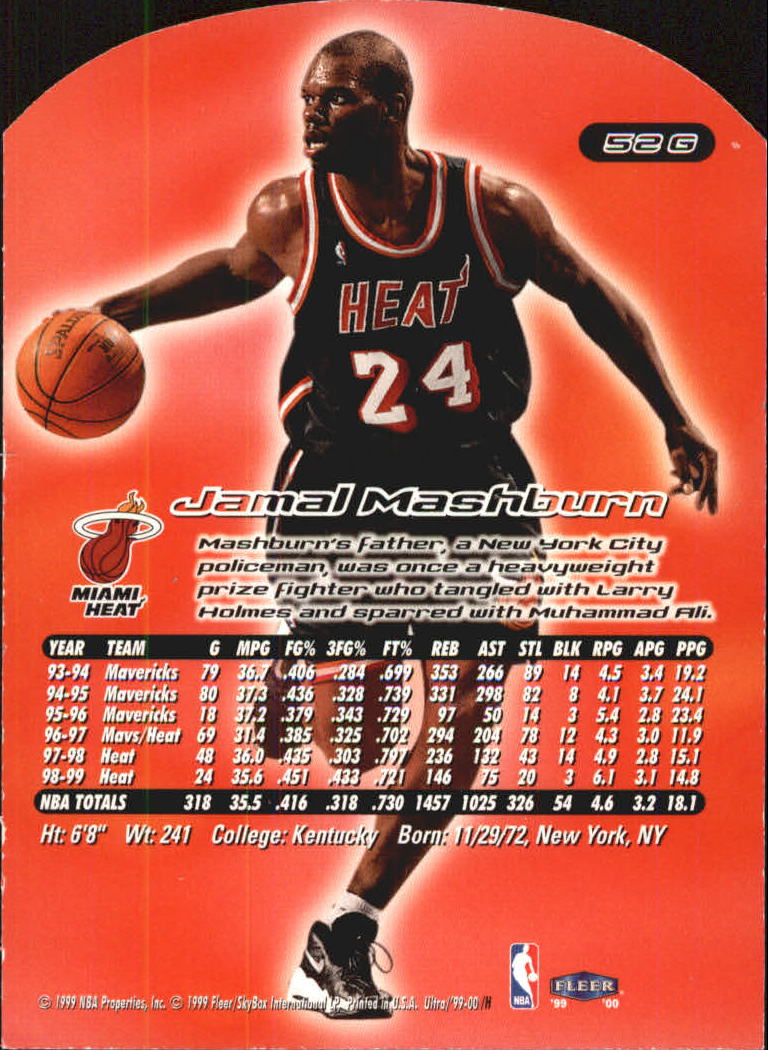 1999/2000 Ultra (Fleer) Basketball Part 2 Parallel and Insert Cards - Picture 53 of 151
