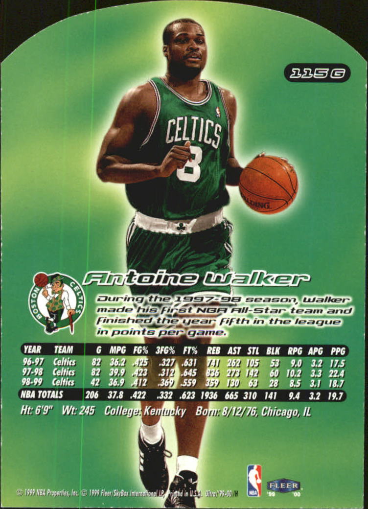 1999/2000 Ultra (Fleer) Basketball Part 2 Parallel and Insert Cards - Picture 123 of 151