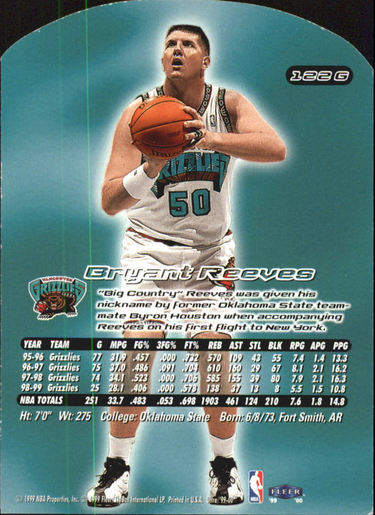 1999/2000 Ultra (Fleer) Basketball Part 2 Parallel and Insert Cards - Picture 127 of 151