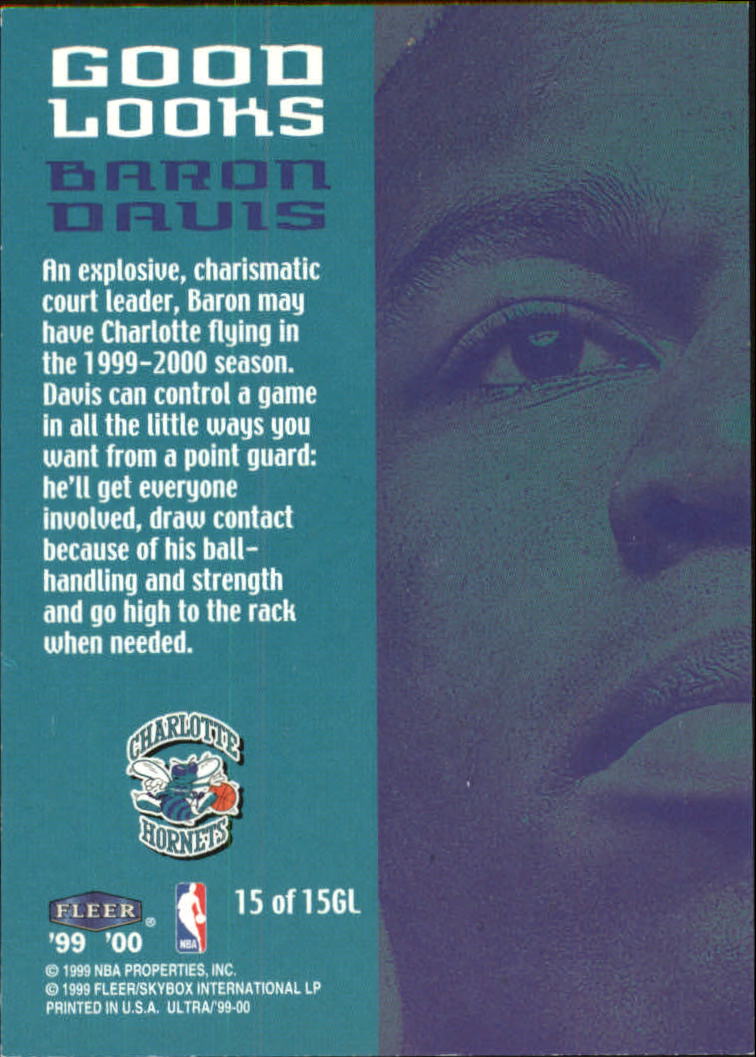 1999/2000 Ultra (Fleer) Basketball Part 2 Parallel and Insert Cards - Picture 141 of 151
